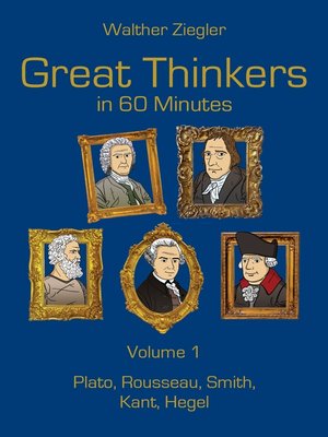 cover image of Great Thinkers in 60 Minutes, Volume 1